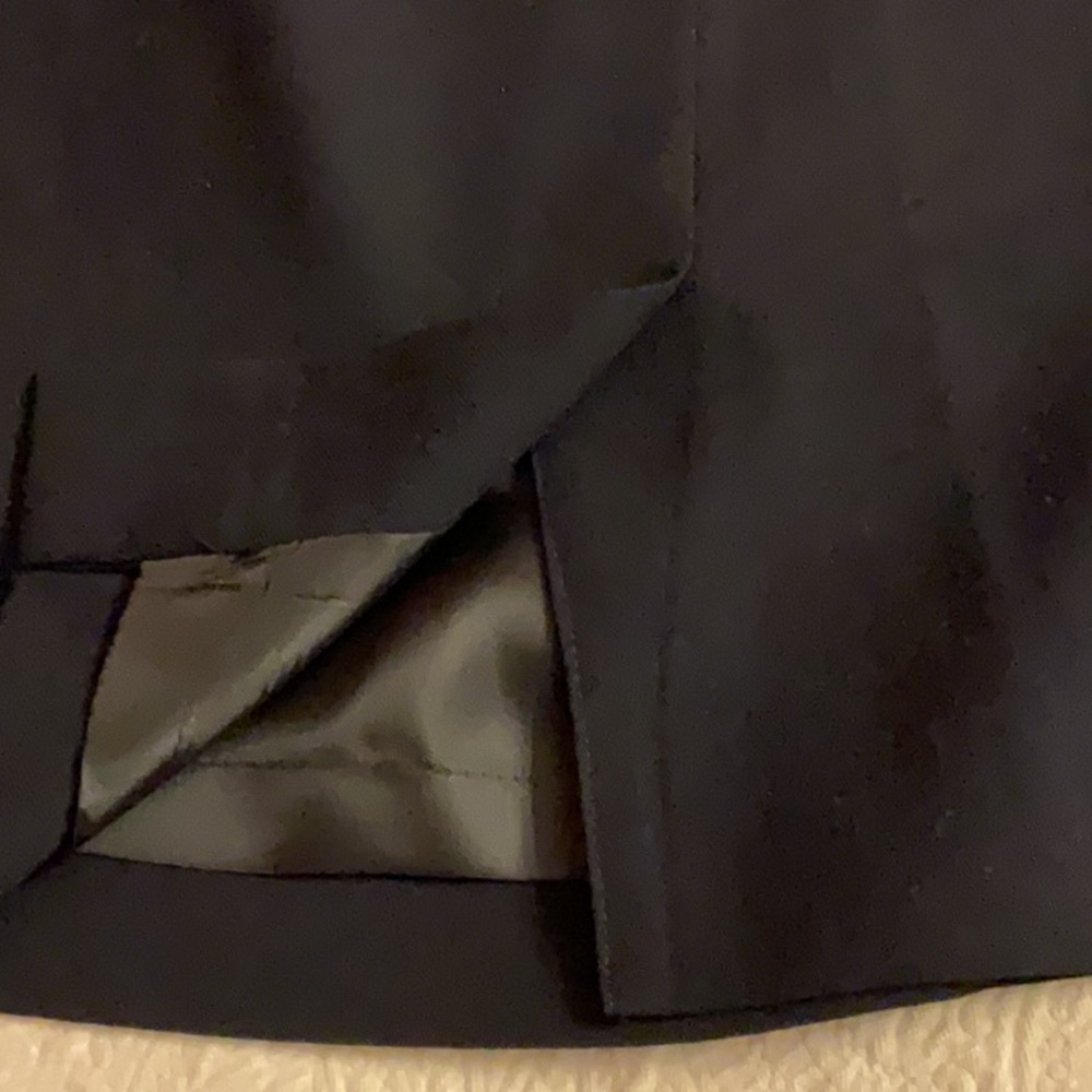 Lauren Ralph Lauren Black MIDI 100% Wool Skirt - Picture 11 of 11